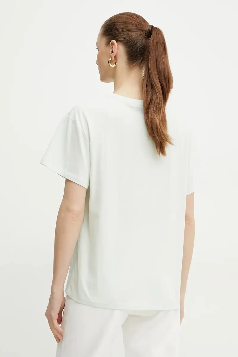 Twinset T-shirt Donna Verde 3349757 miniatura 3