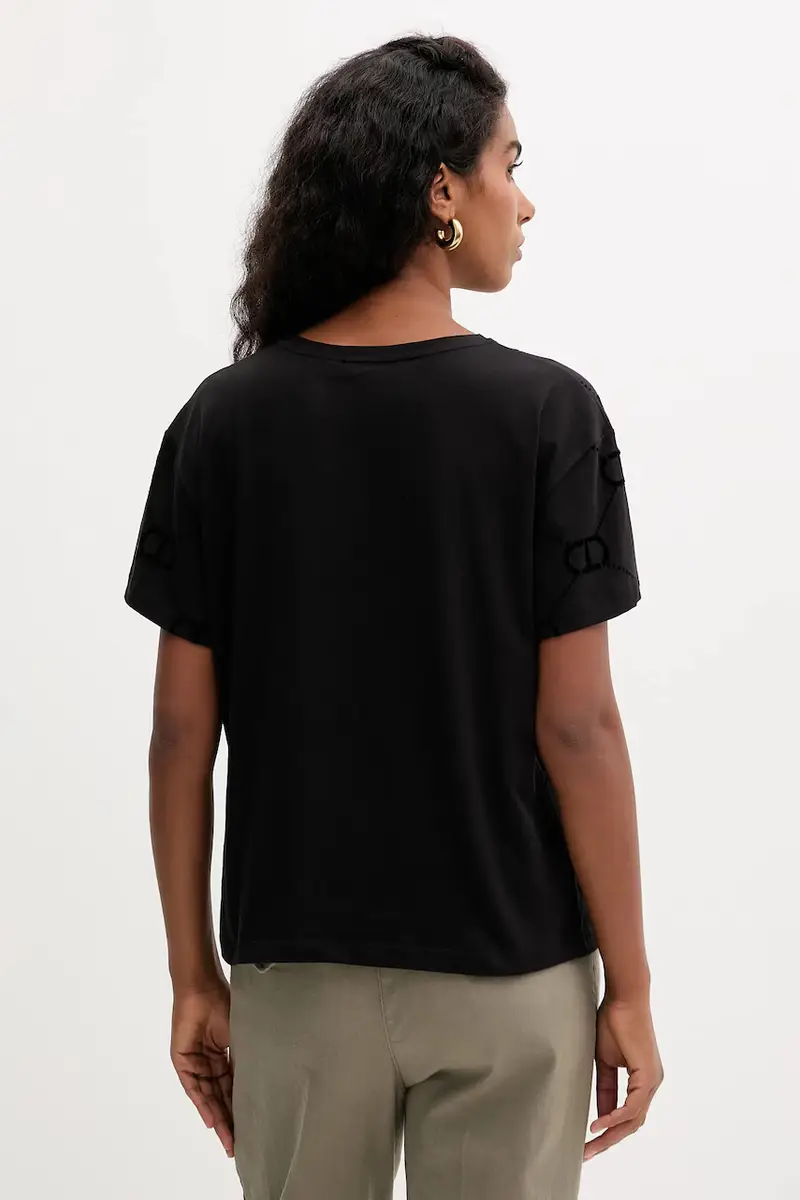 Twinset T-shirt Nero 4216138 miniatura 3