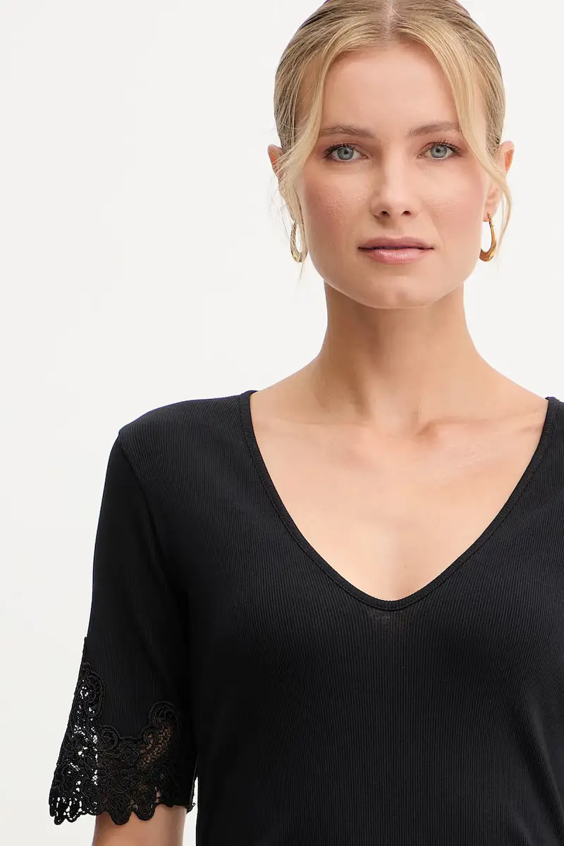 Twinset T-shirt Nero 4216171 miniatura 4