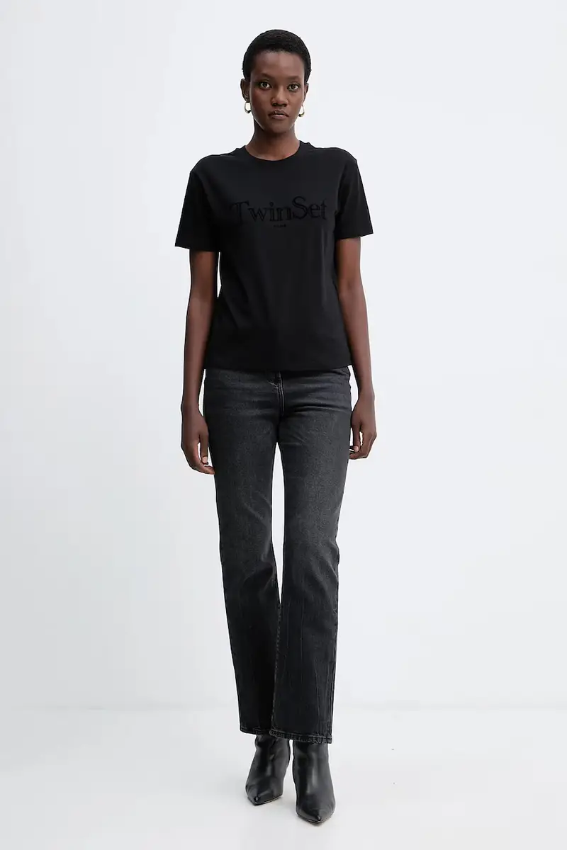 Twinset T-shirt Nero 4216191 miniatura 2