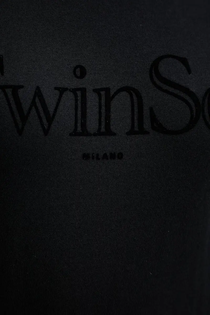 Twinset T-shirt Nero 4216191 miniatura 5