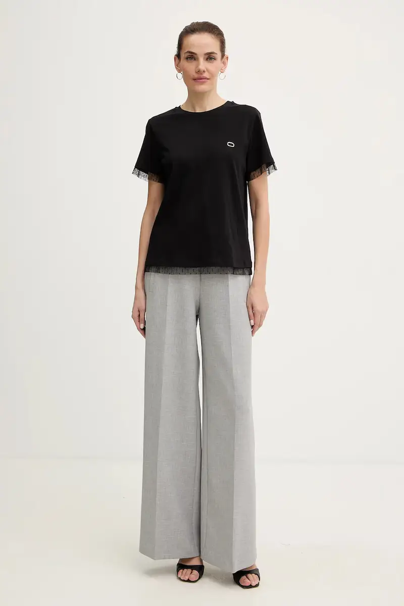 Twinset T-shirt Nero 4216218 miniatura 2