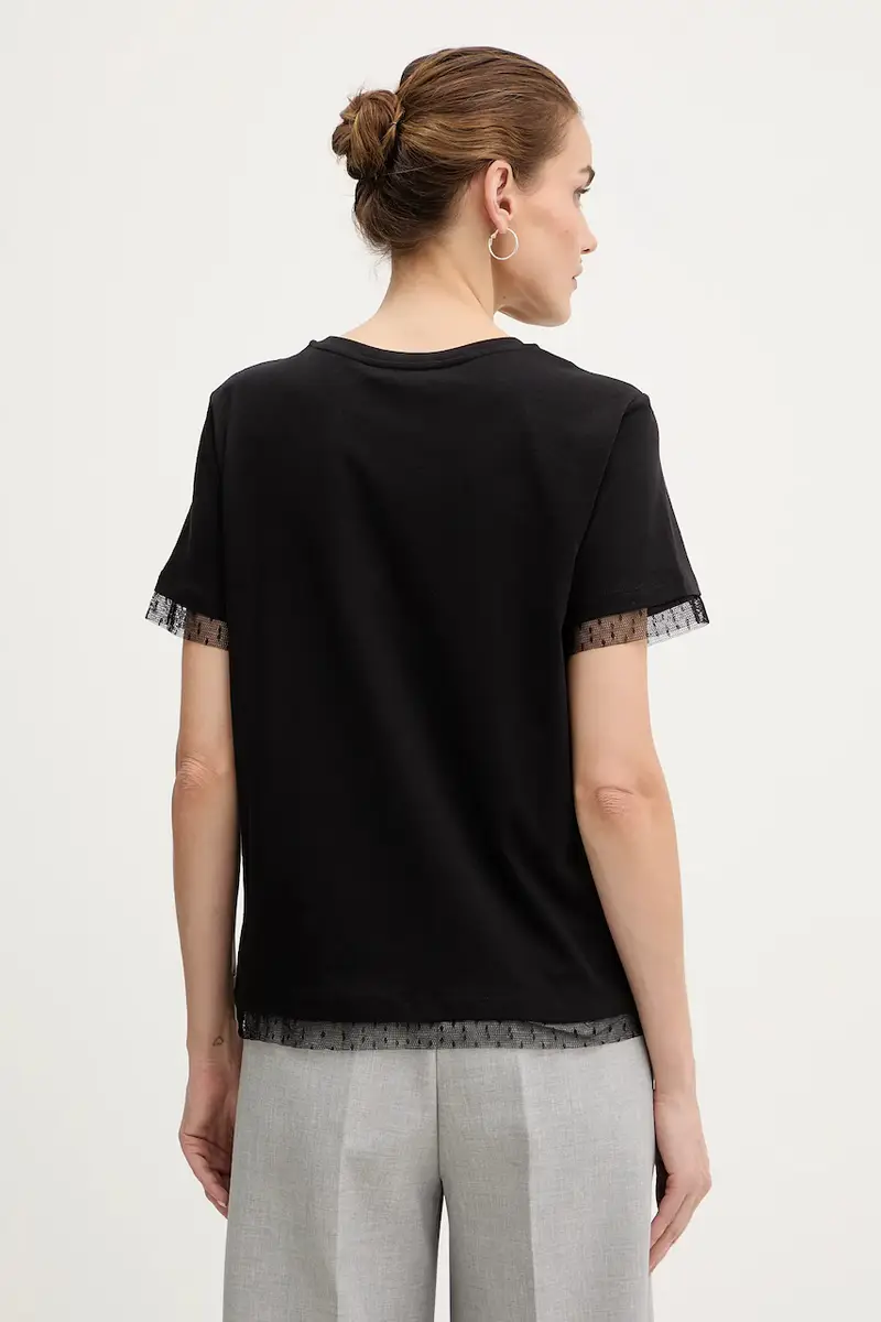 Twinset T-shirt Nero 4216218 miniatura 3