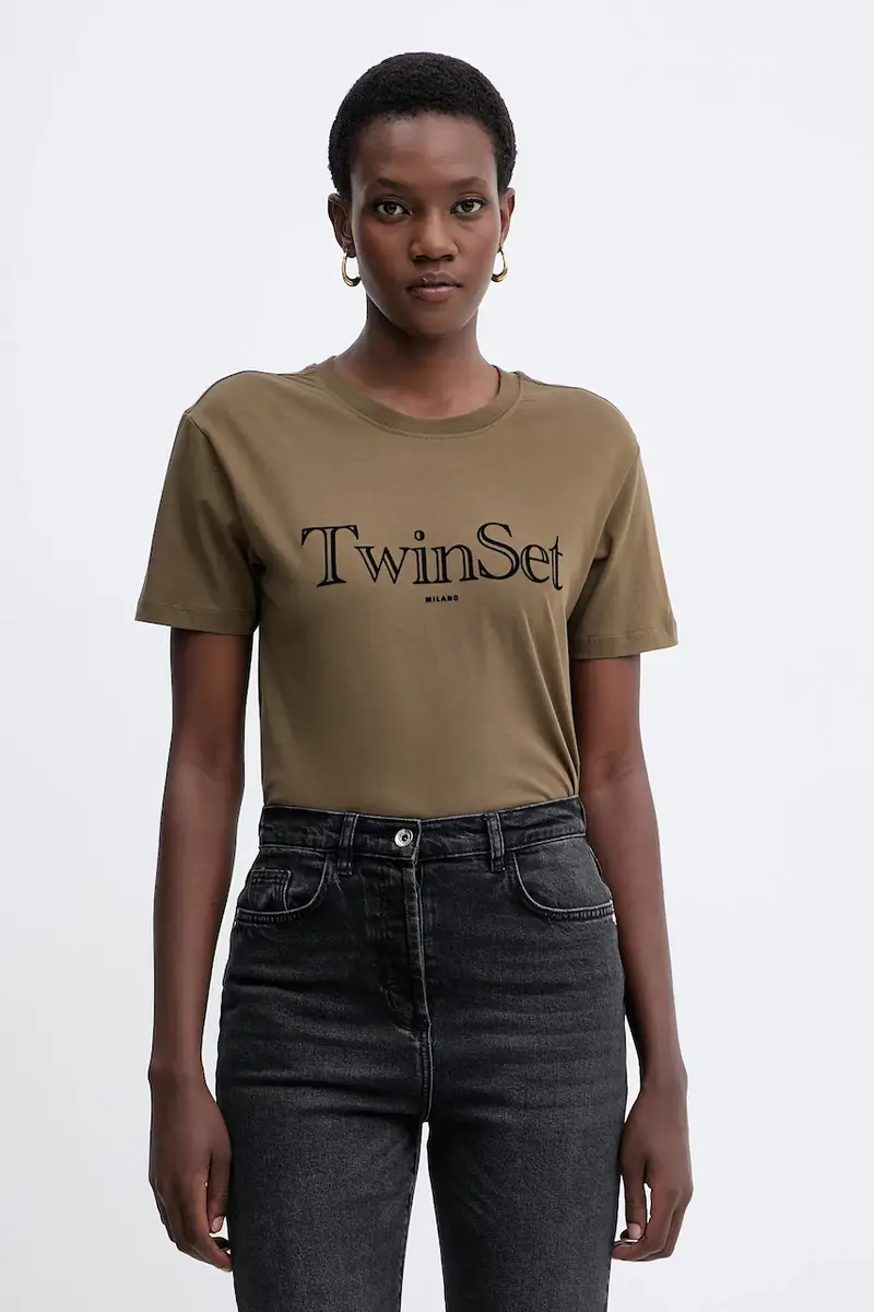Twinset T-shirt Verde 4216342