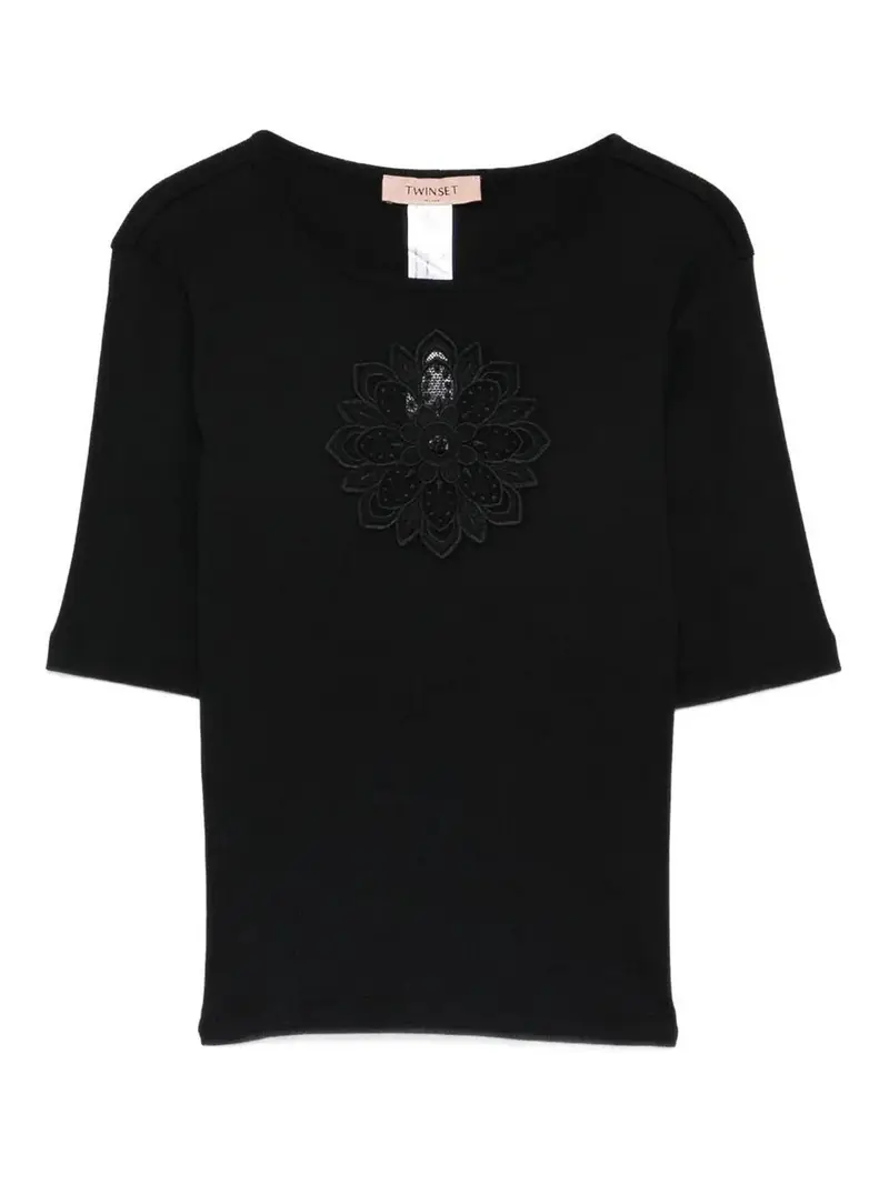 Twinset T-shirt Nero 4233443