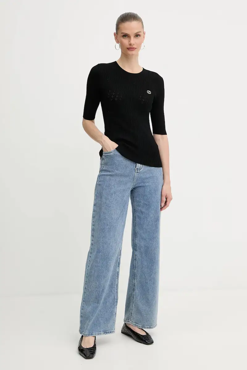 Twinset T-shirt Nero 4216126 miniatura 2