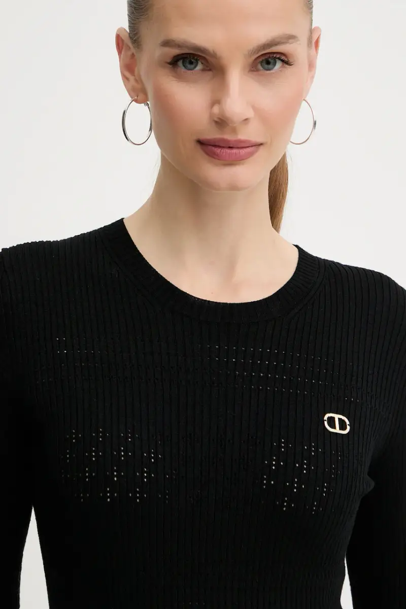 Twinset T-shirt Nero 4216126 miniatura 4