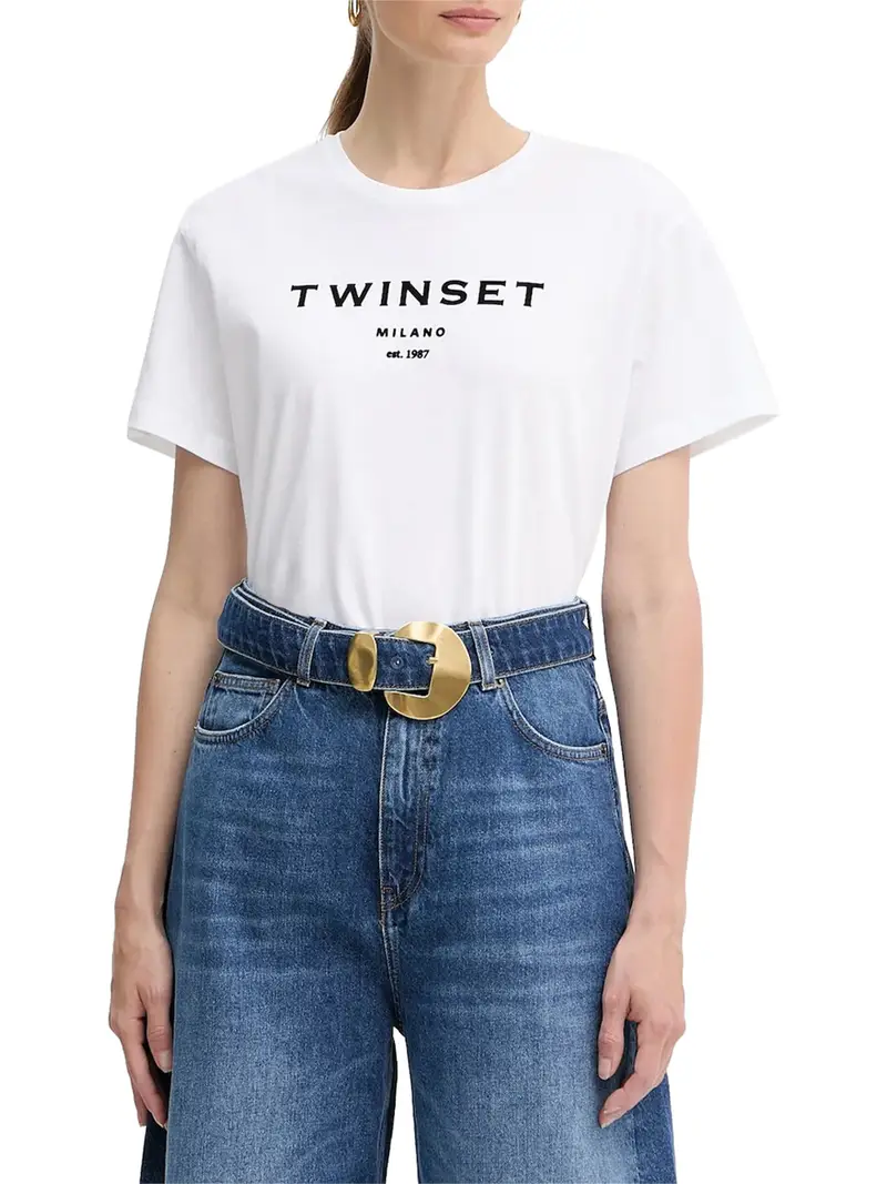 Twinset T-shirt Donna Bianco 2960019