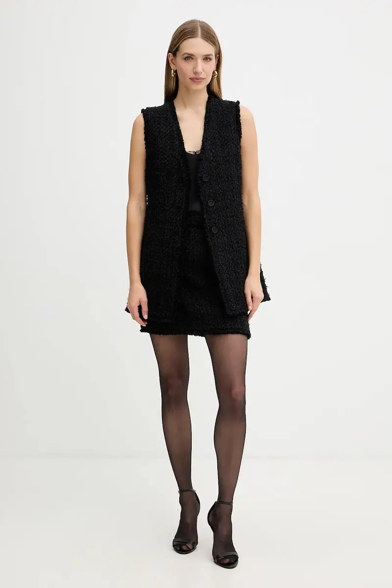 top con seta Nero miniatura 2