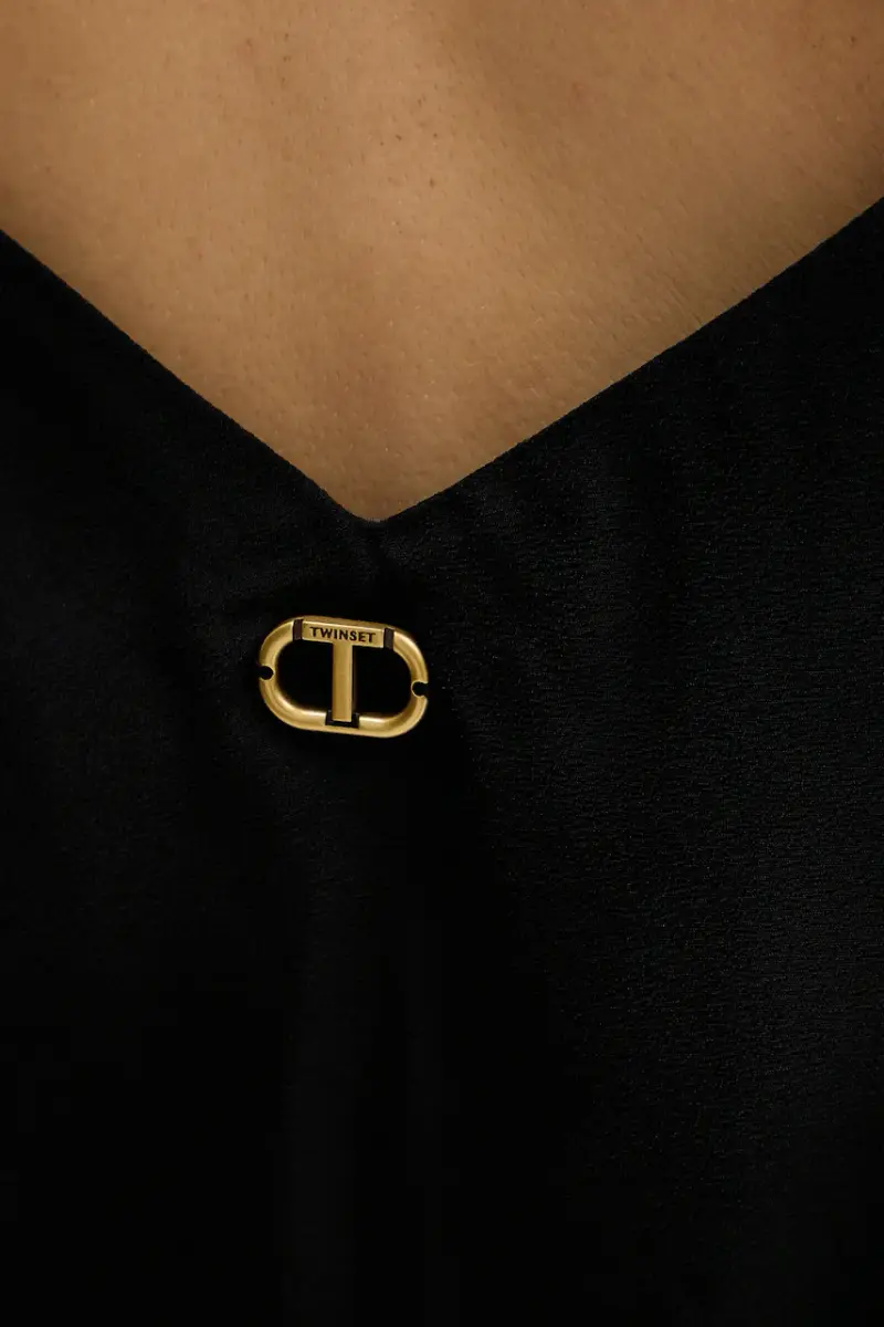 top con seta Nero miniatura 5