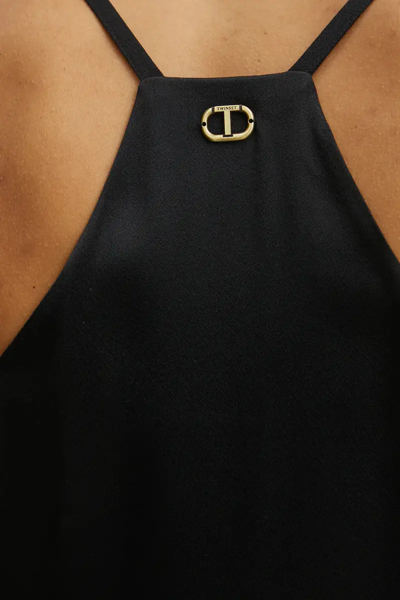 Twinset Top Donna Nero 3336168 miniatura 5