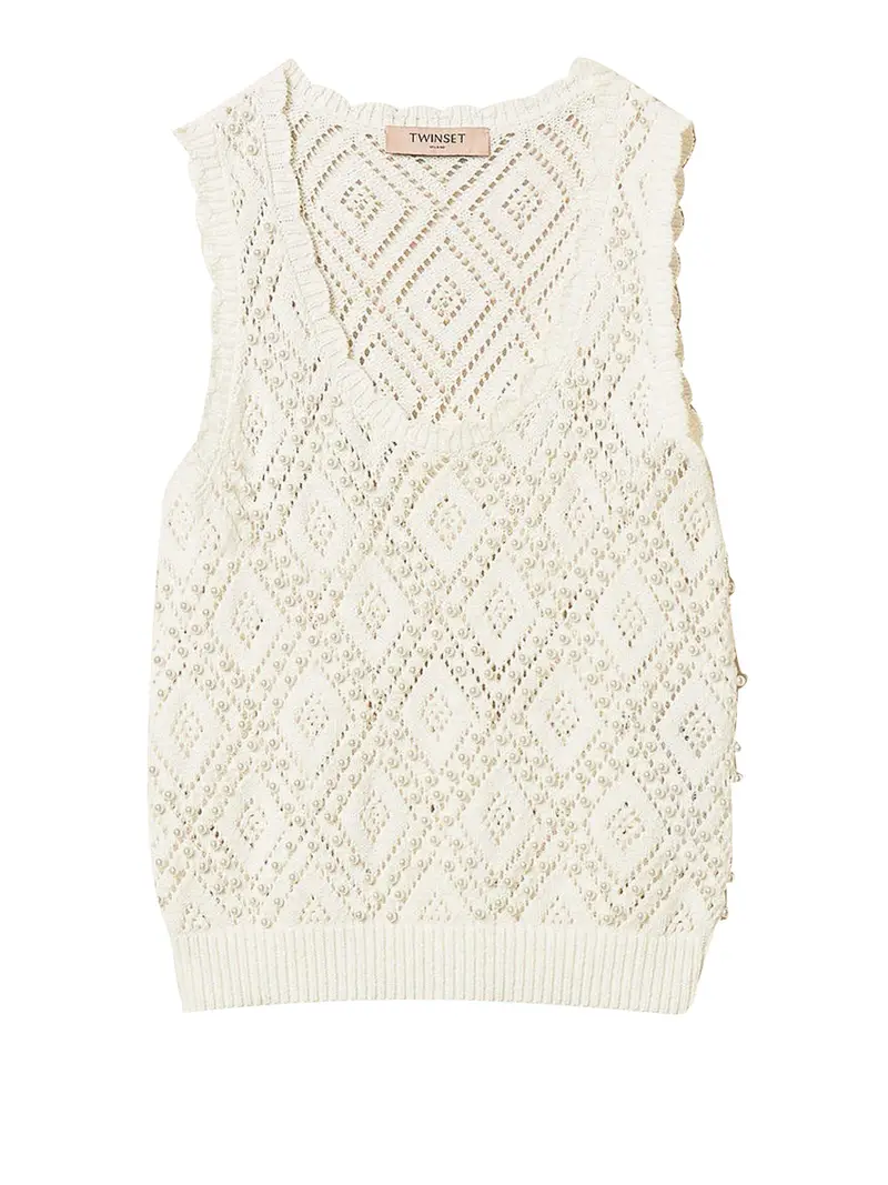 top twin set da donna - bianco