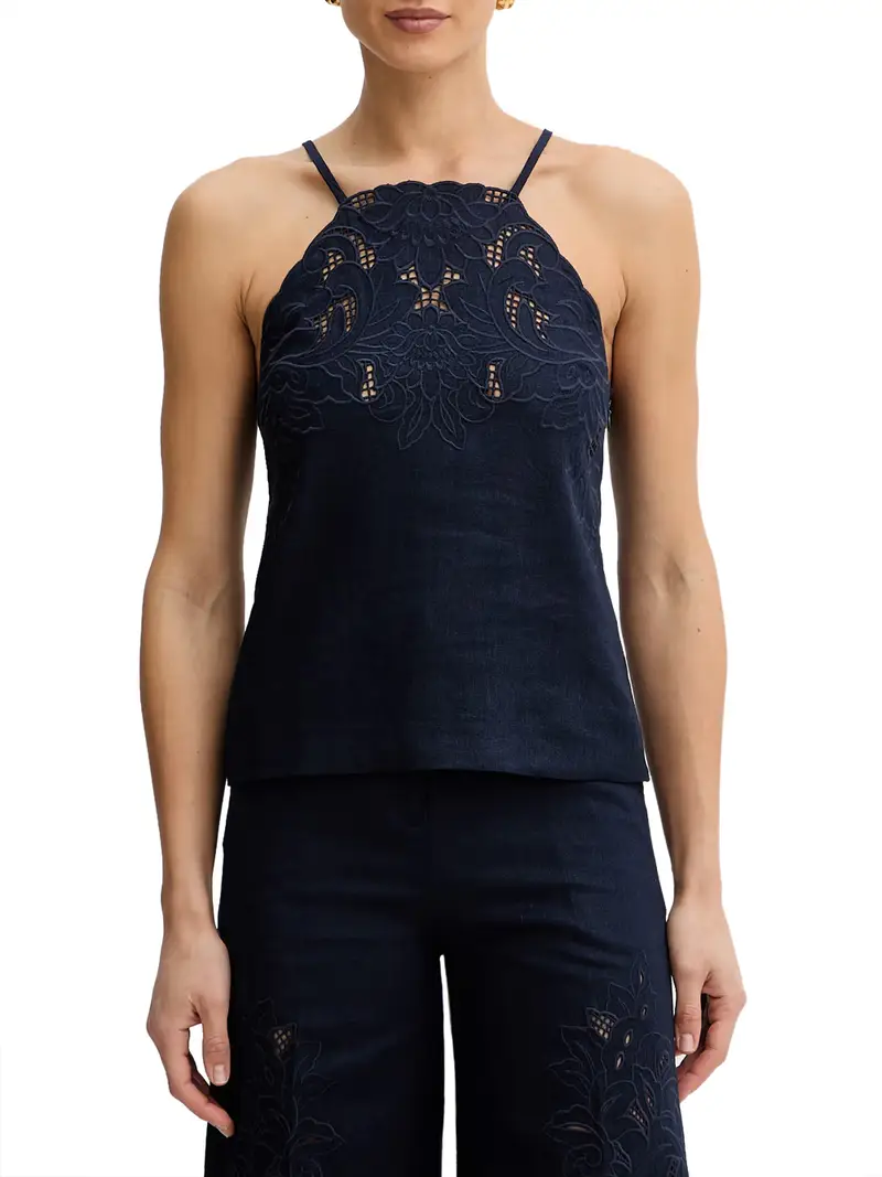 top twin set da donna - blu