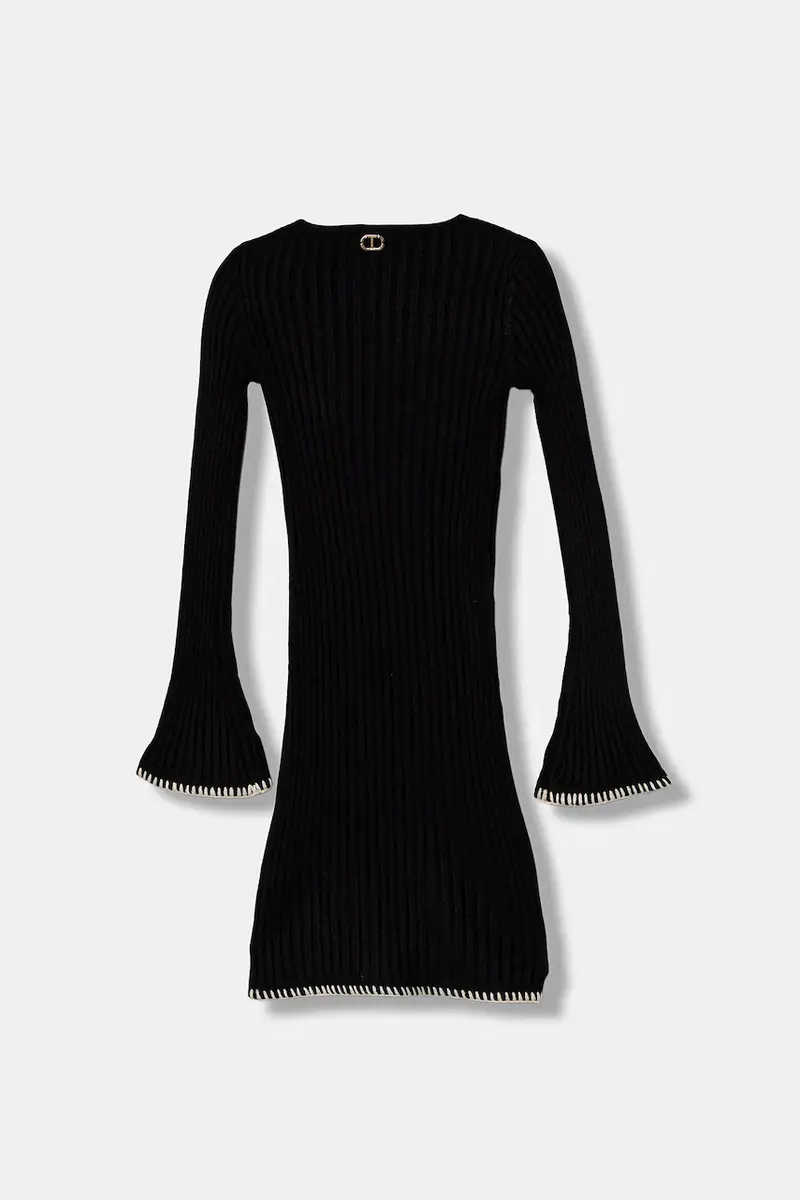 vestito bambina colore nero 252GJ3093 miniatura 2