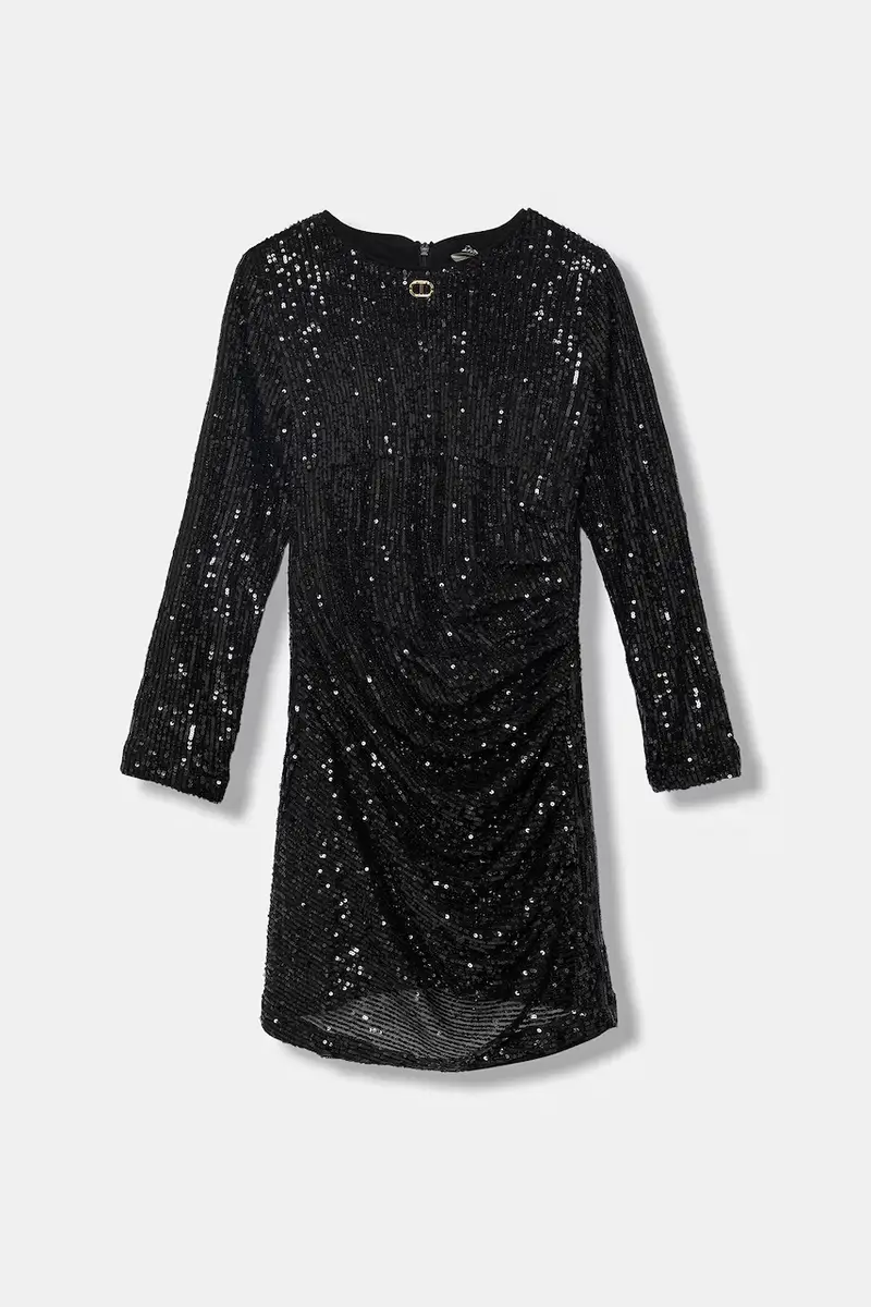 vestito bambina Nero miniatura 2