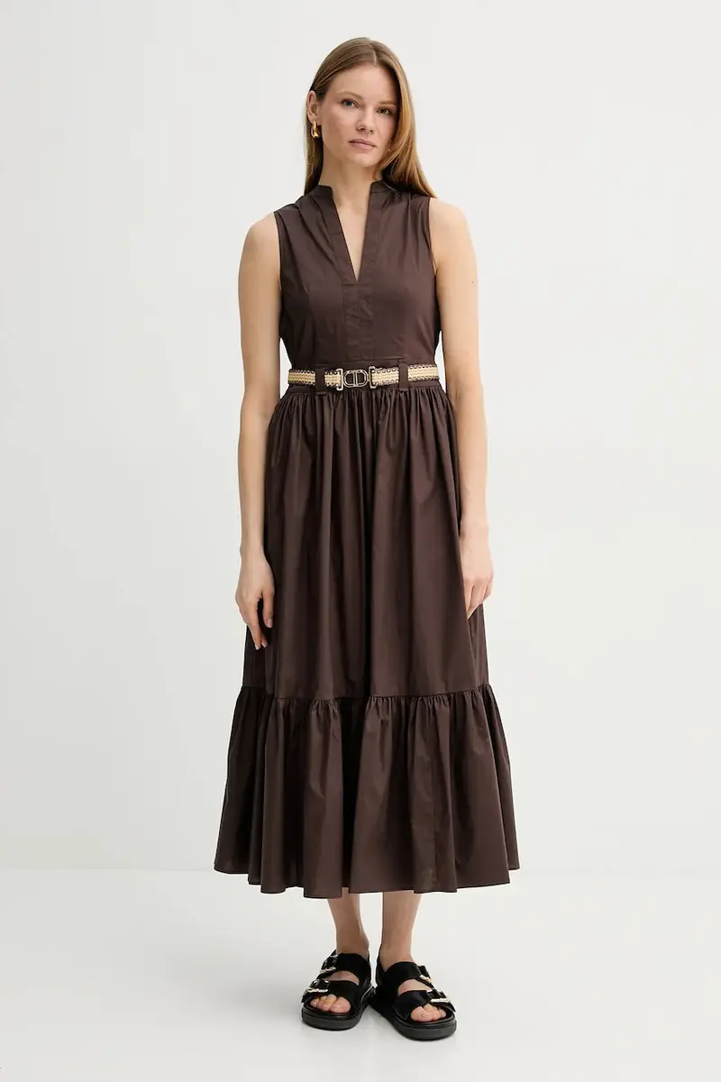 vestito colore marrone 251TT2101