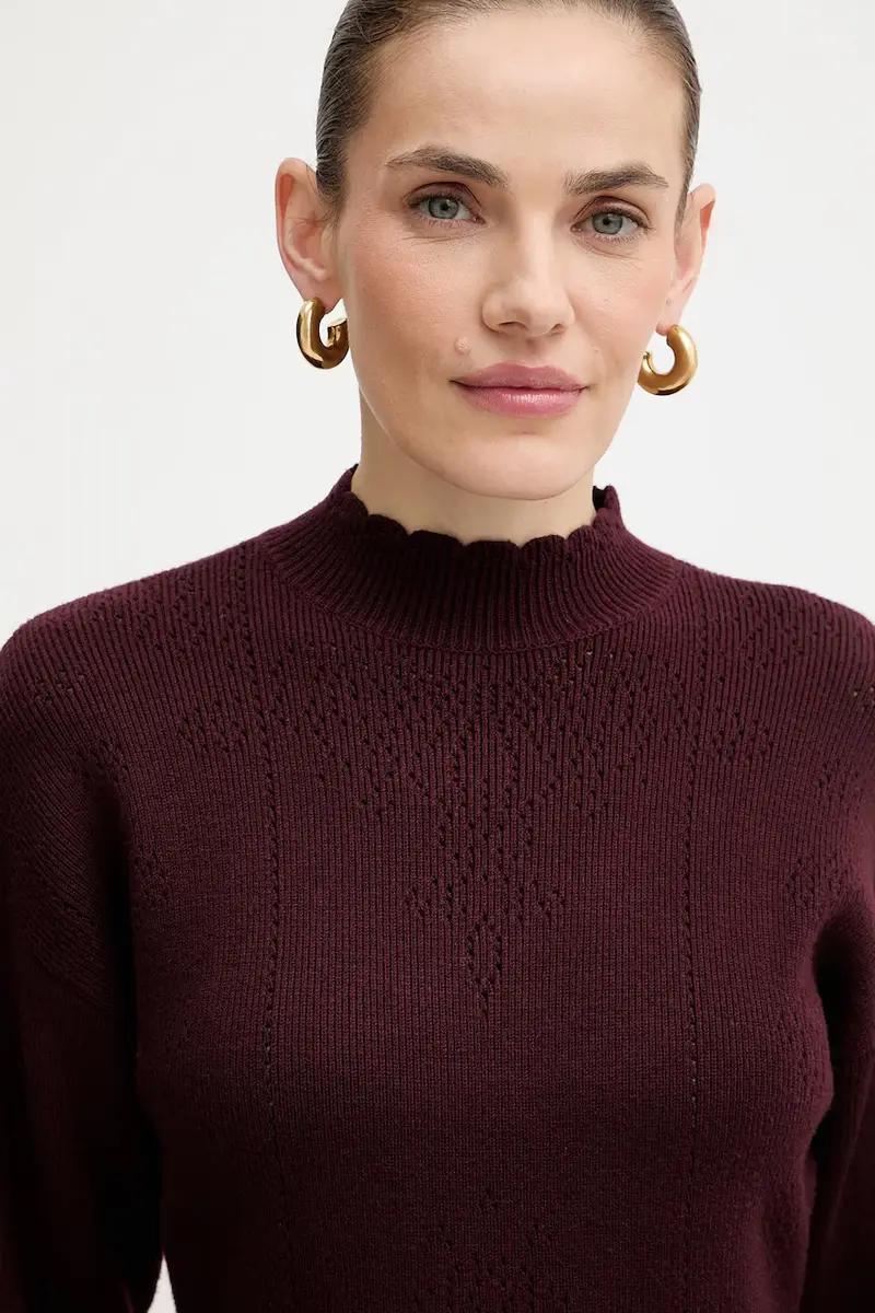 vestito con lana Granata miniatura 4