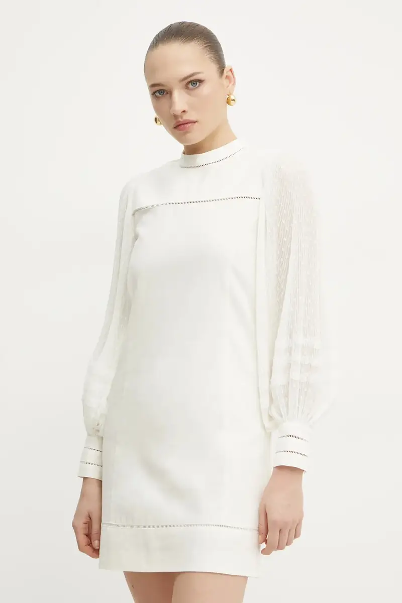 vestito di lino colore beige 251TP2061