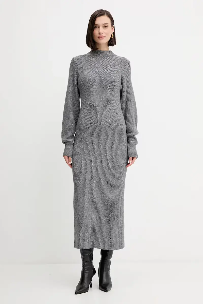 vestito in lana Grigio