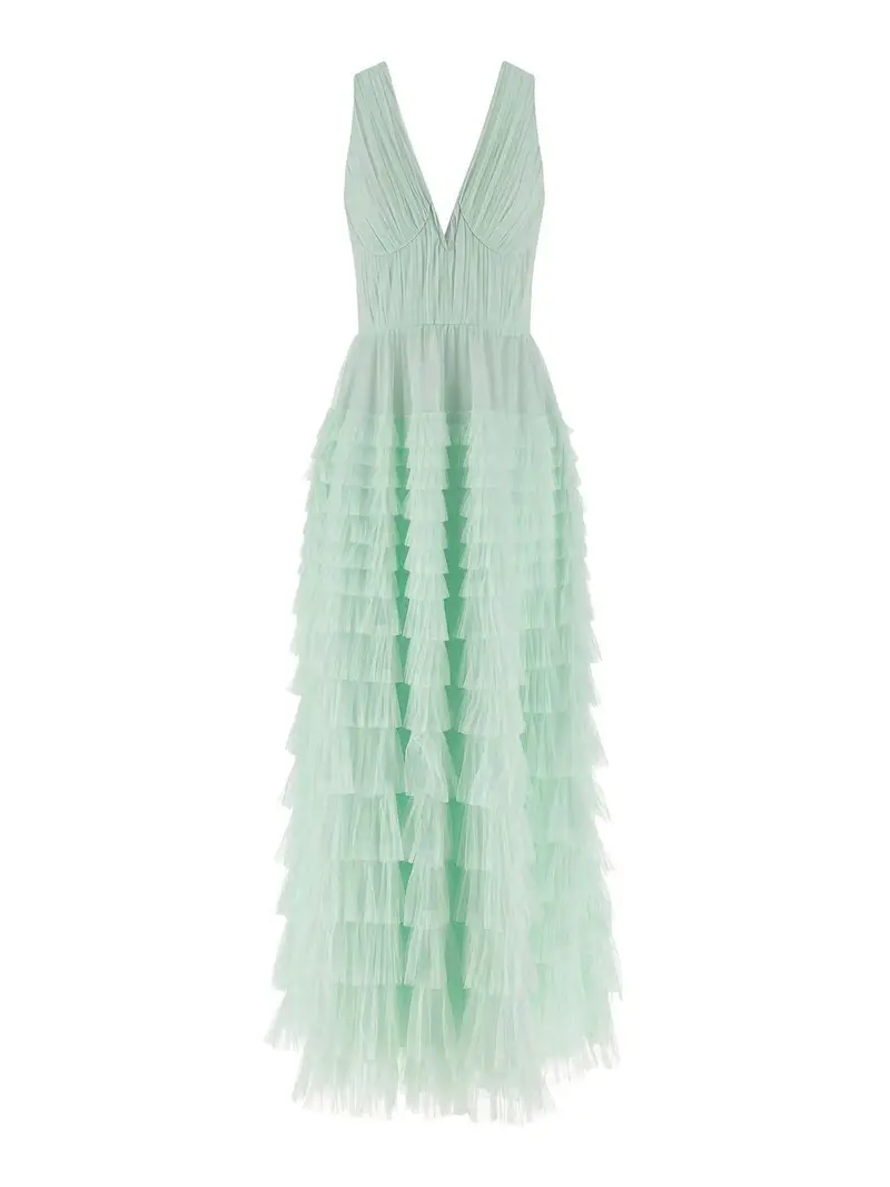 Vestito in tulle Verde