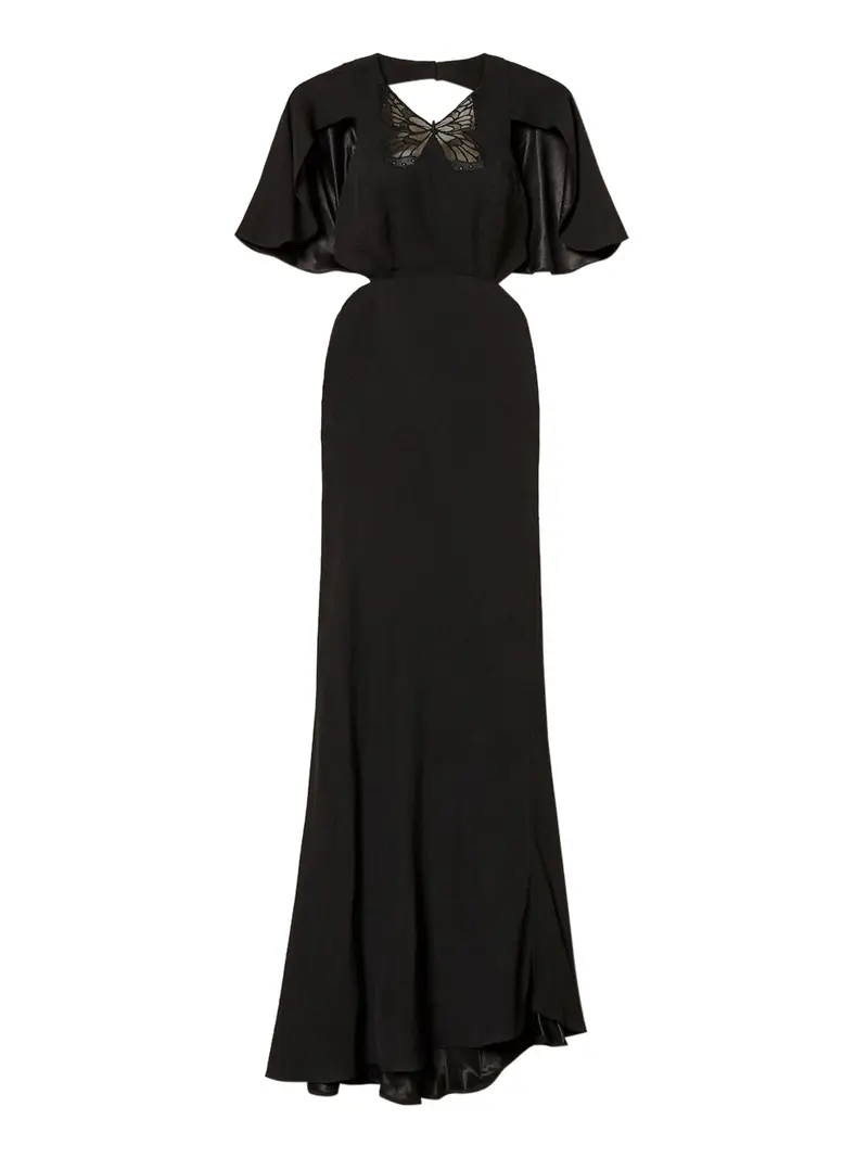 vestito longuette twin set da donna - nero