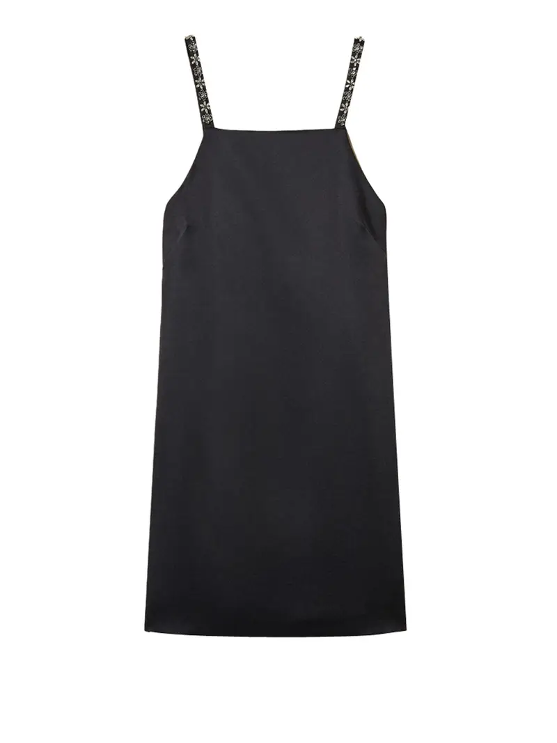 vestito mini twin set da donna - nero