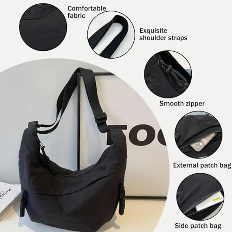 TYXHXTF Marsupio Donna Nero 1985690 miniatura 3