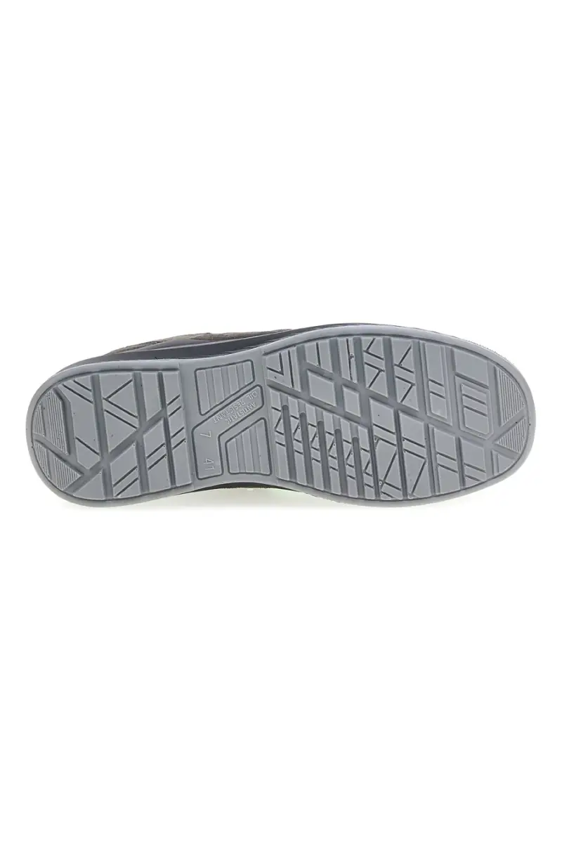 Scarpe antinfortunistiche da uomo grigio verde basse in pelle U Power Denver S ESD [GRIGIO miniatura 5