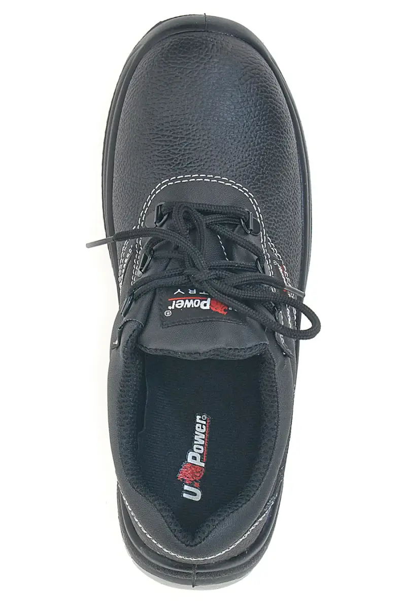 Scarpe antinfortunistiche da uomo nere in pelle U Power Simple L [NERO] miniatura 5