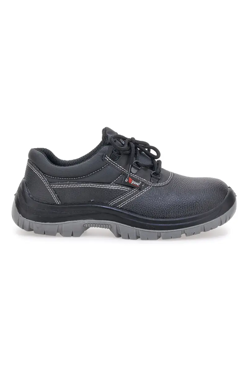 Scarpe antinfortunistiche da uomo nere in pelle U Power Simple L [NERO]
