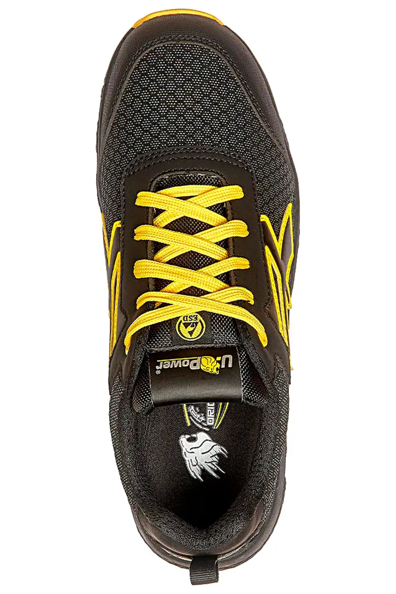 Scarpe antinfortunistiche grigio giallo U.Power Maverick S3S CI HI HRO FO SR [NERO miniatura 2