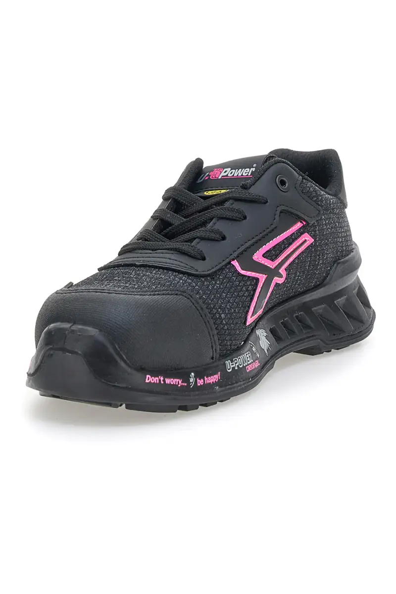 Scarpe antinfortunistiche nere in nylon U Power Michelle S1PS FO SR ESD U [NERO miniatura 3