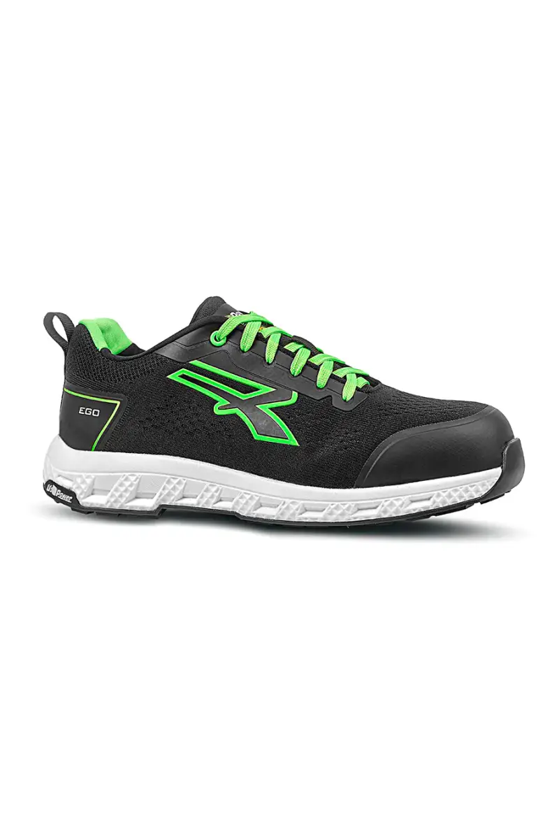 Scarpe antinfortunistiche nere verde U-Knit U.Power Aton S1PS HI HRO FO SR [NERO miniatura 2