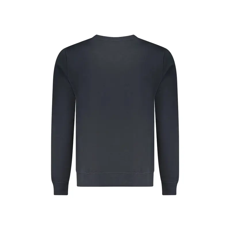 Felpa Uomo Blu Girocollo Felpata Logo miniatura 2