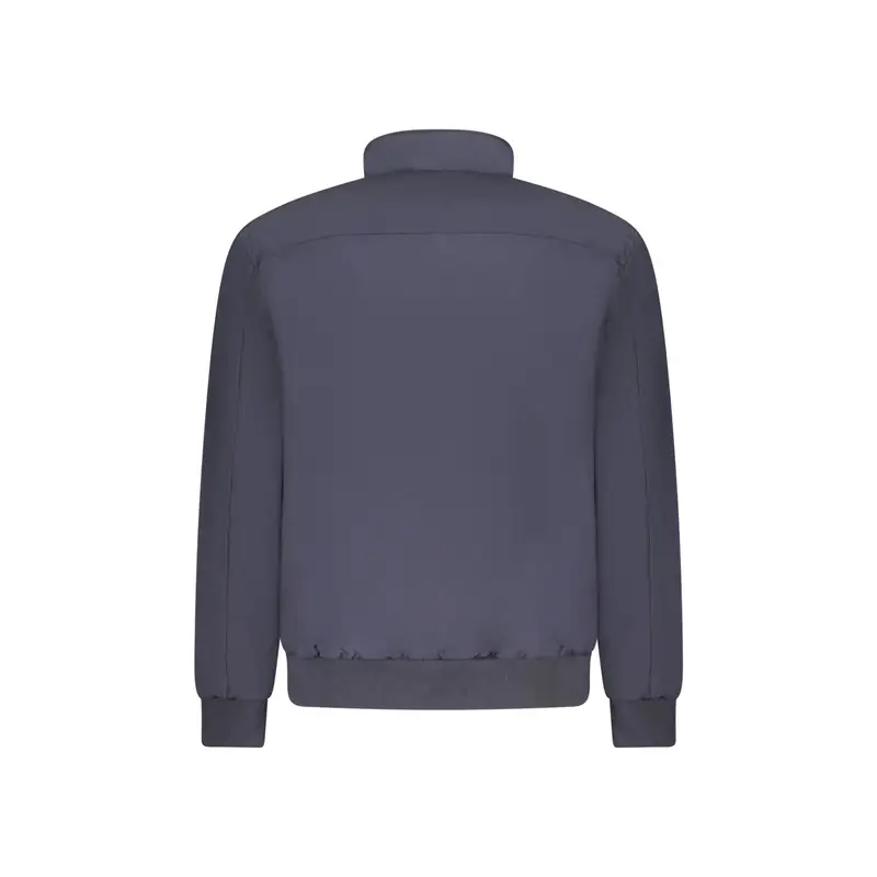 Giubbotto Uomo Blu Interno Pile Zip Logo miniatura 2