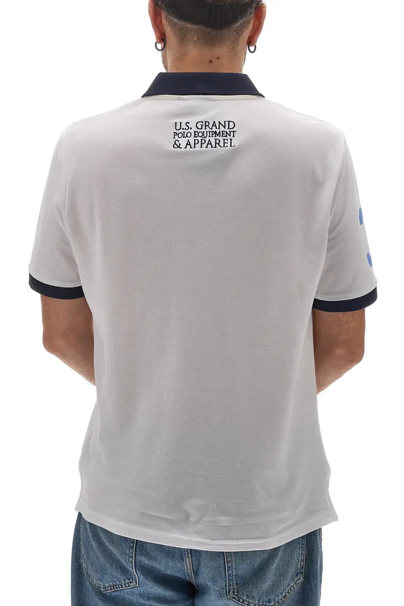 U.S. GRAND POLO Polo Bianco 4239287 miniatura 3