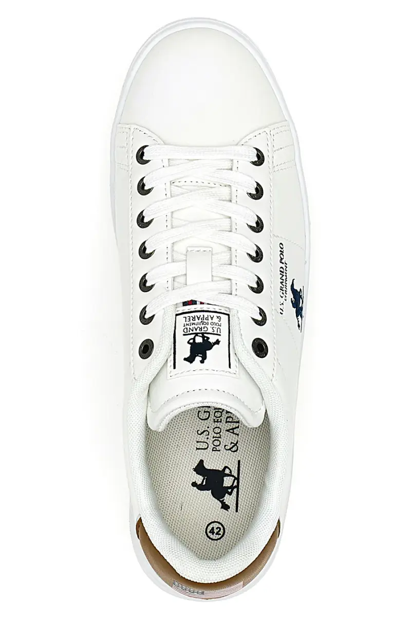 U.S. GRAND POLO Polo Uomo Bianco 3210980 miniatura 5