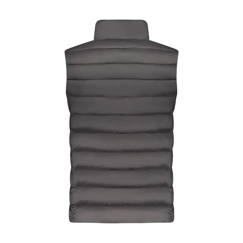 Smanicato Uomo Nero 100 Gr Leggero Zip Logo miniatura 2