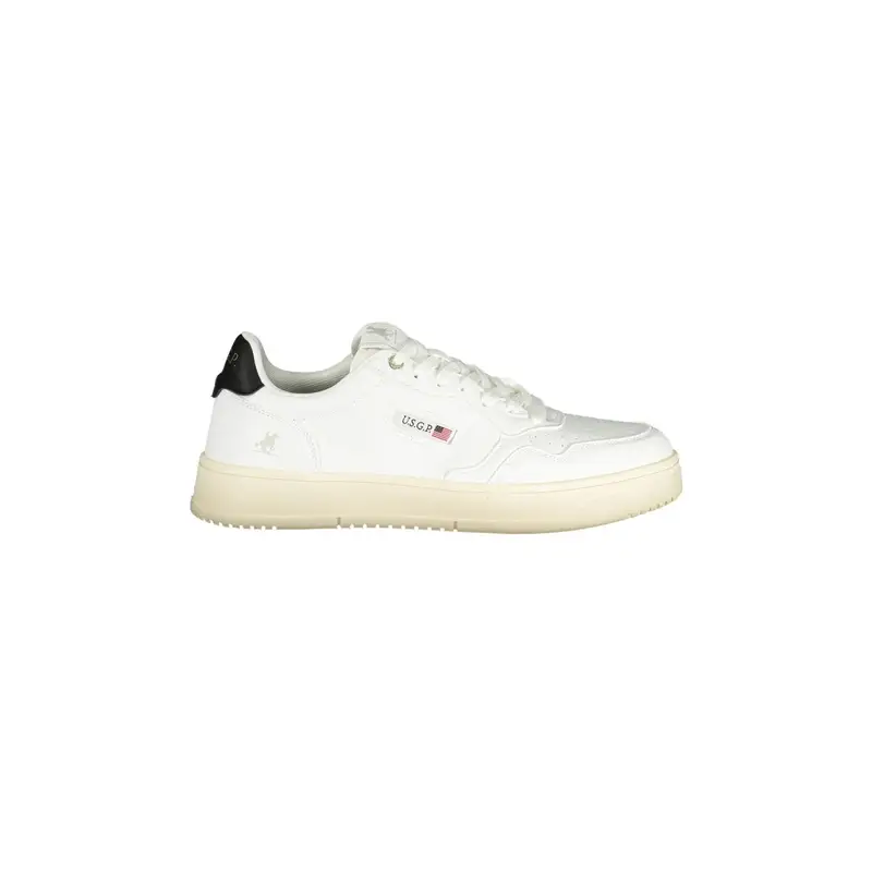 Sneakers Uomo Bianche Stampa Bianco