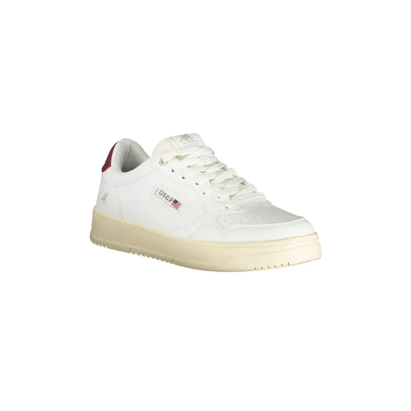 Sneakers Uomo Bianche Stampa Logo Bianco miniatura 2