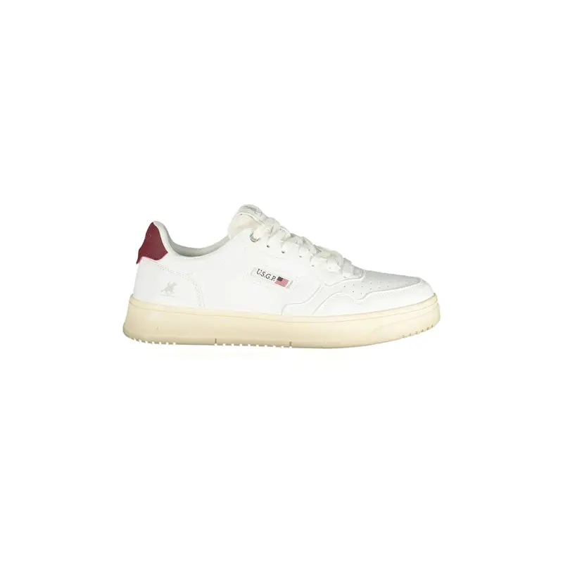 Sneakers Uomo Bianche Stampa Logo Bianco