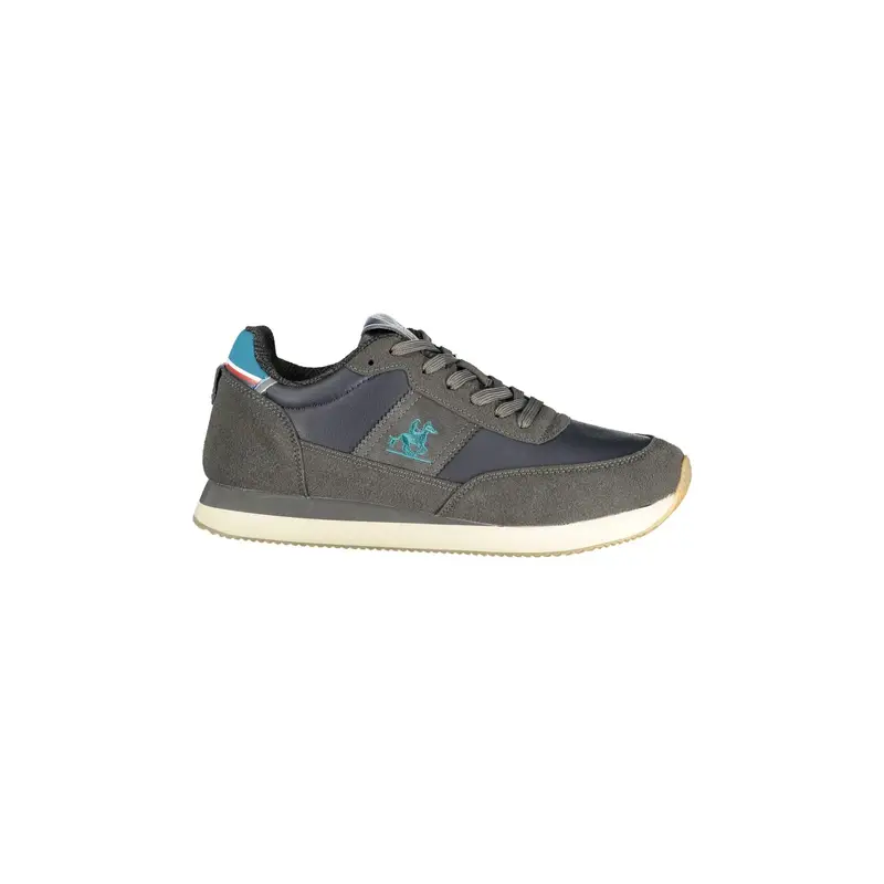 Sneakers Uomo Blu Ricamo
