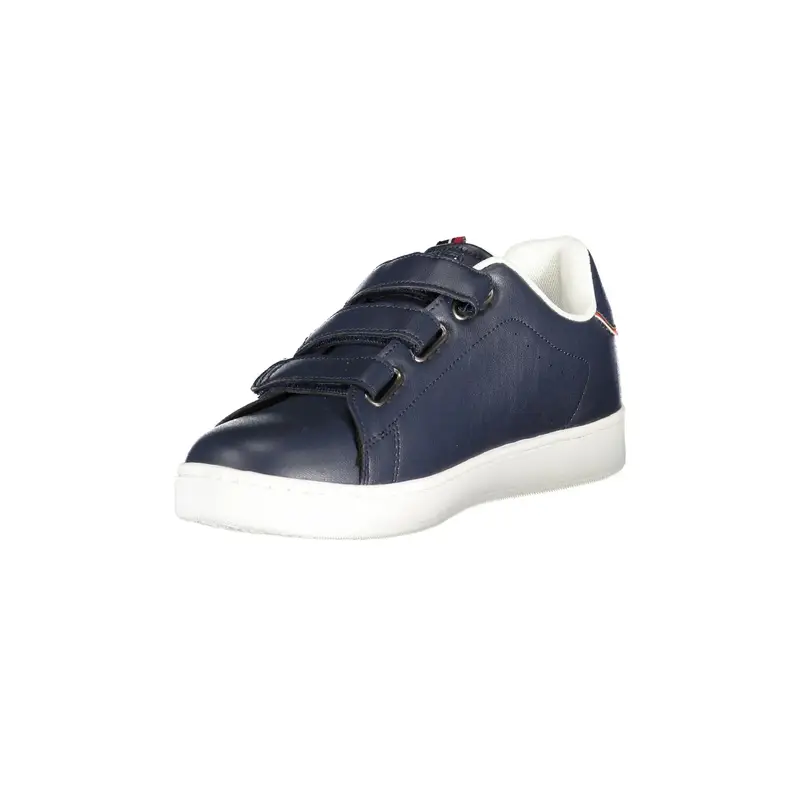 Sneakers Uomo Blu Strap Dettagli a Contrasto miniatura 3