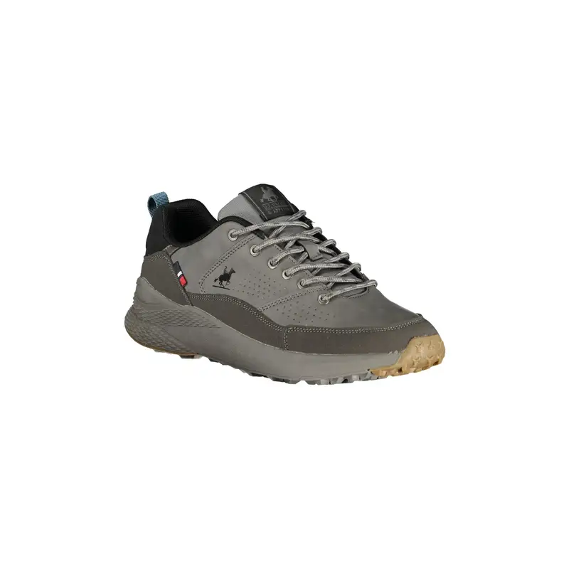 Sneakers Uomo Grigie Stampa Logo Grigio miniatura 2