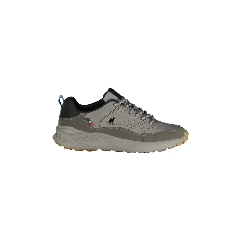 Sneakers Uomo Grigie Stampa Logo Grigio