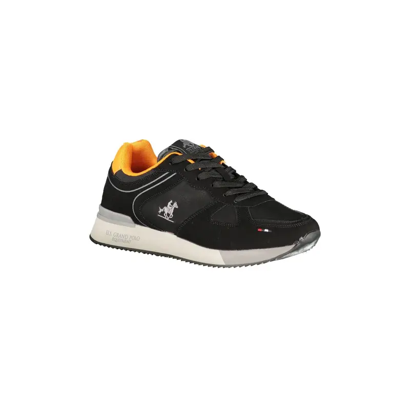 Sneakers Uomo Nere Ricamo Nero miniatura 2