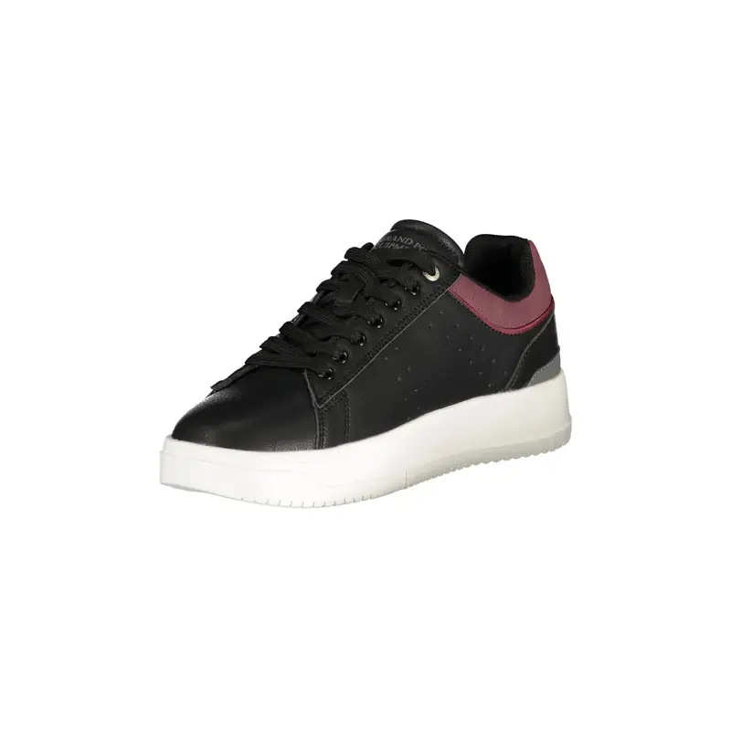 Sneakers Uomo Nere Ricamo Nero miniatura 3