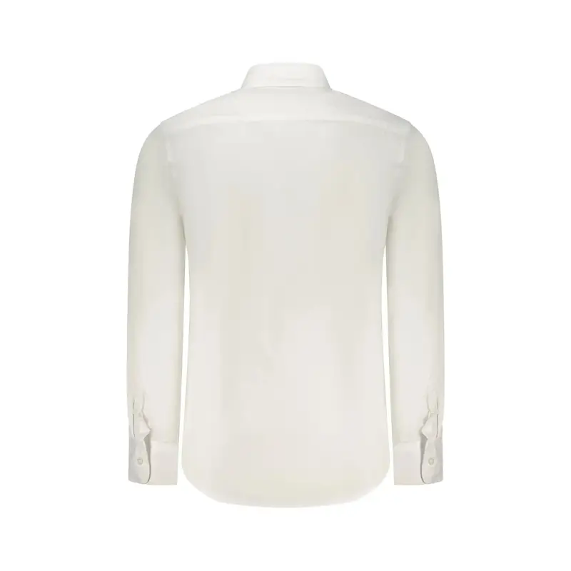 U Grand Camicia Maniche Lunghe Uomo Bianca Ricamo Bianco miniatura 2
