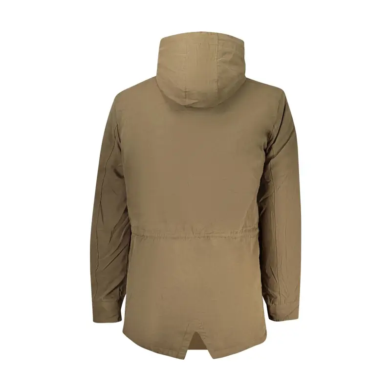 U Grand Giubbotto Maniche Lunghe Uomo Verde Cappuccio miniatura 2