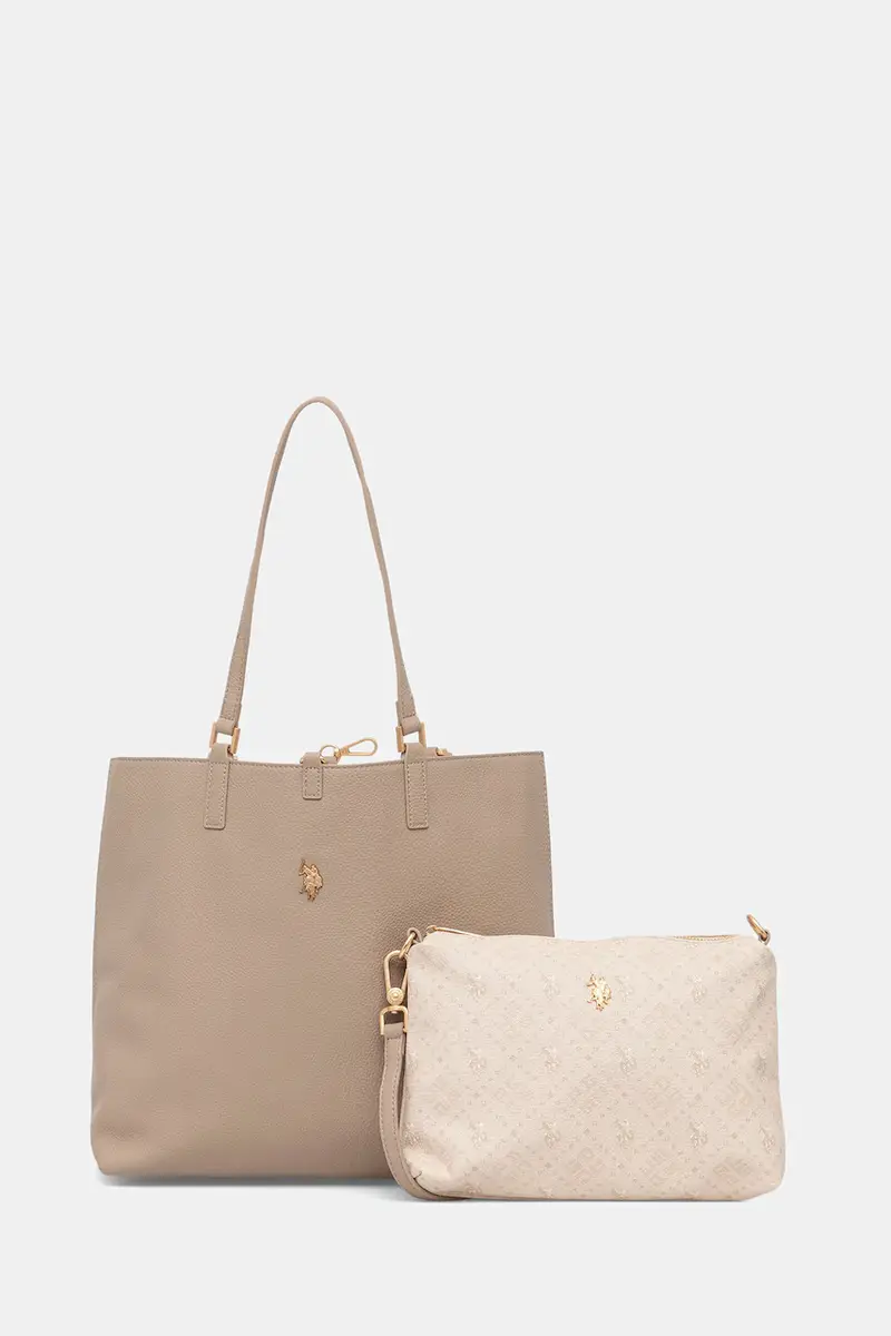 . borsa bilaterale Malibu colore beige BEUM08706WVP